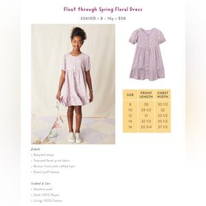 Float Through Spring Floral Dress EUC size 10